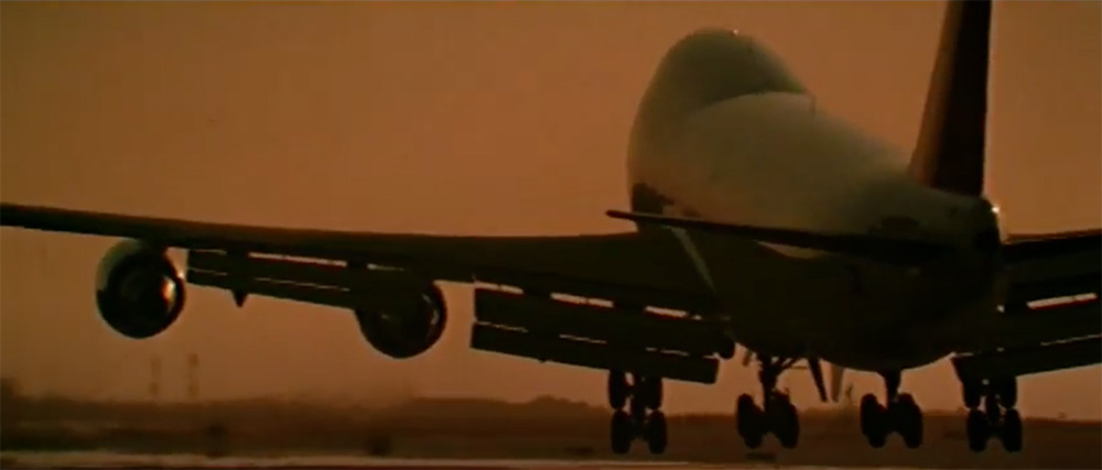 Plane from the movie Die Hard