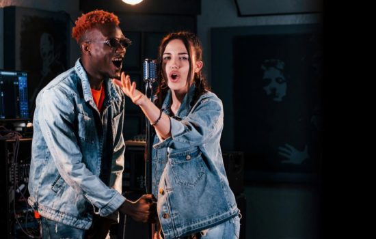 Making a music video with two singers